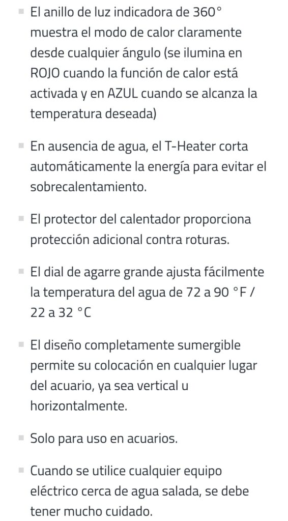 FLUVAL Calentador Electrónico T200 200W - Imagen 7