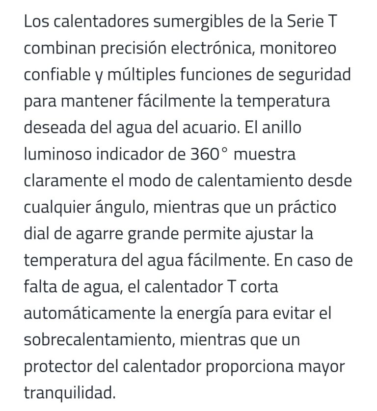 FLUVAL Calentador Electrónico T300 300W - Imagen 2