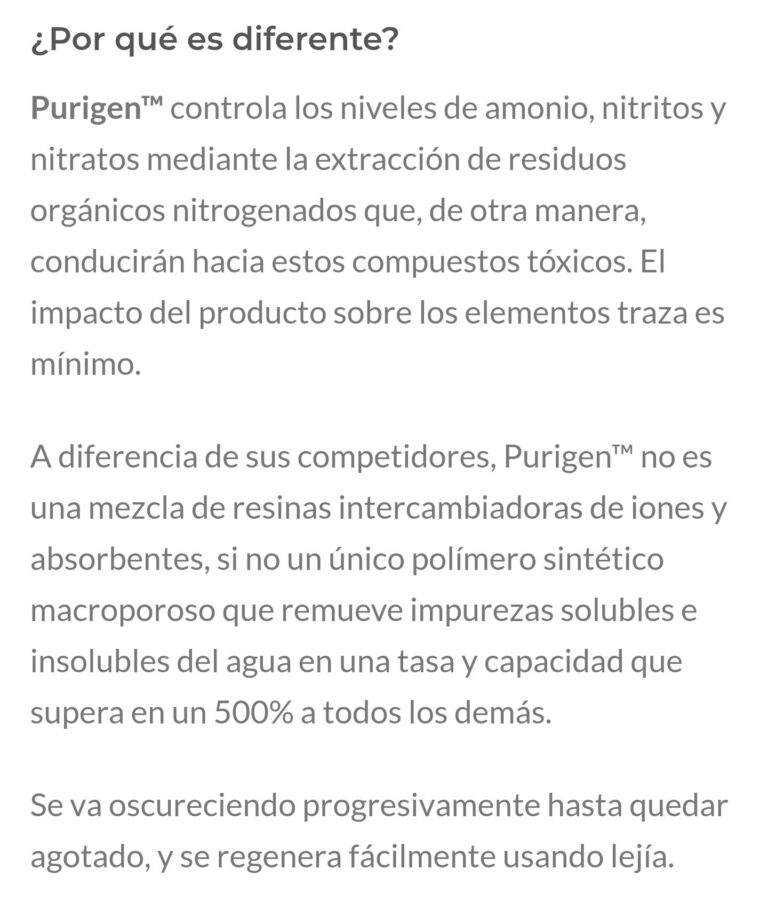 SEACHEM Purigen 500ml - Imagen 4