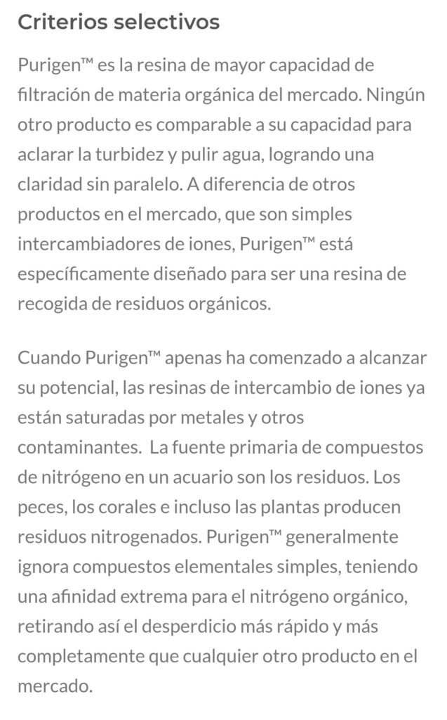 SEACHEM Purigen 500ml - Imagen 3