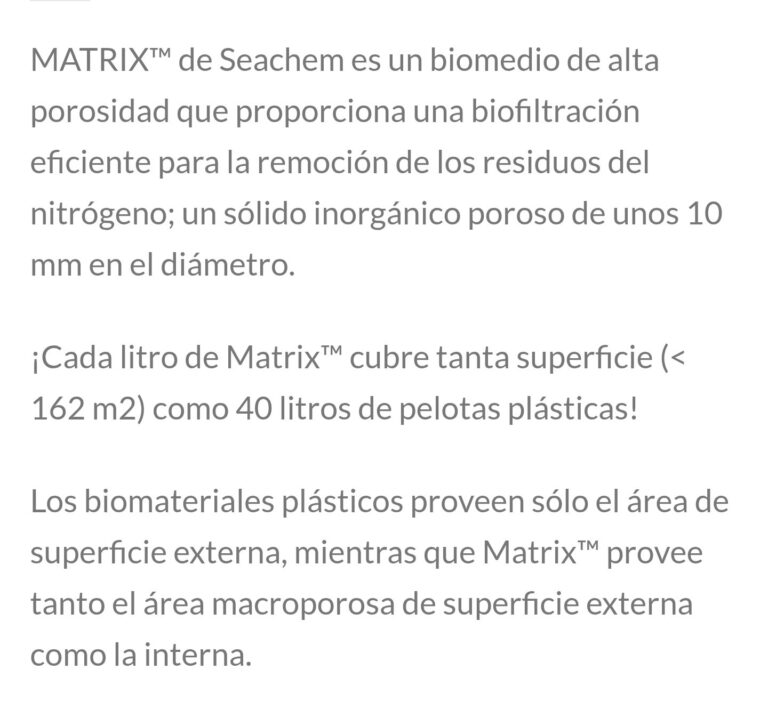 SEACHEM Matrix 1L - Imagen 2
