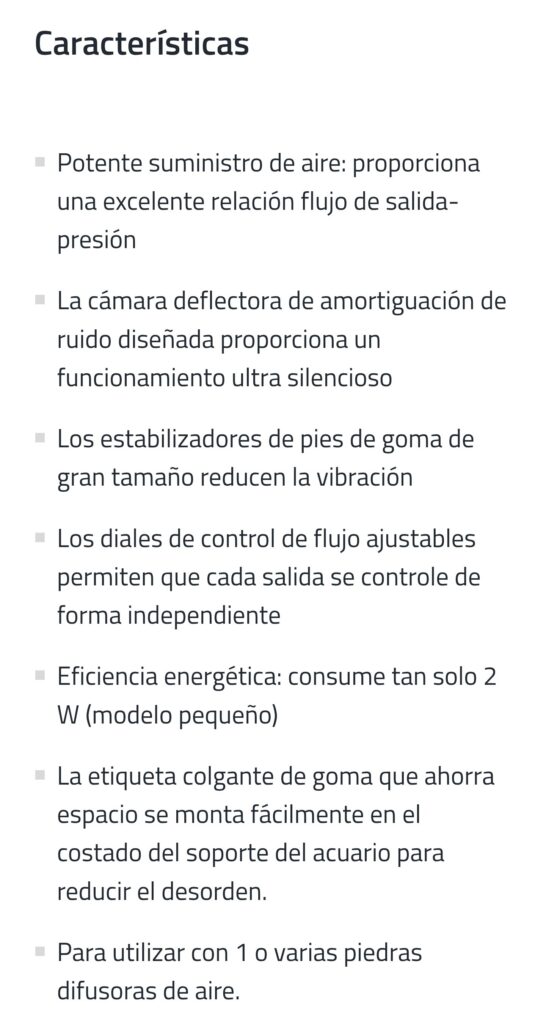 FLUVAL Bomba De Aire A101 - Imagen 5