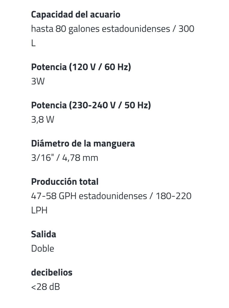 FLUVAL Bomba De Aire A202 - Imagen 4