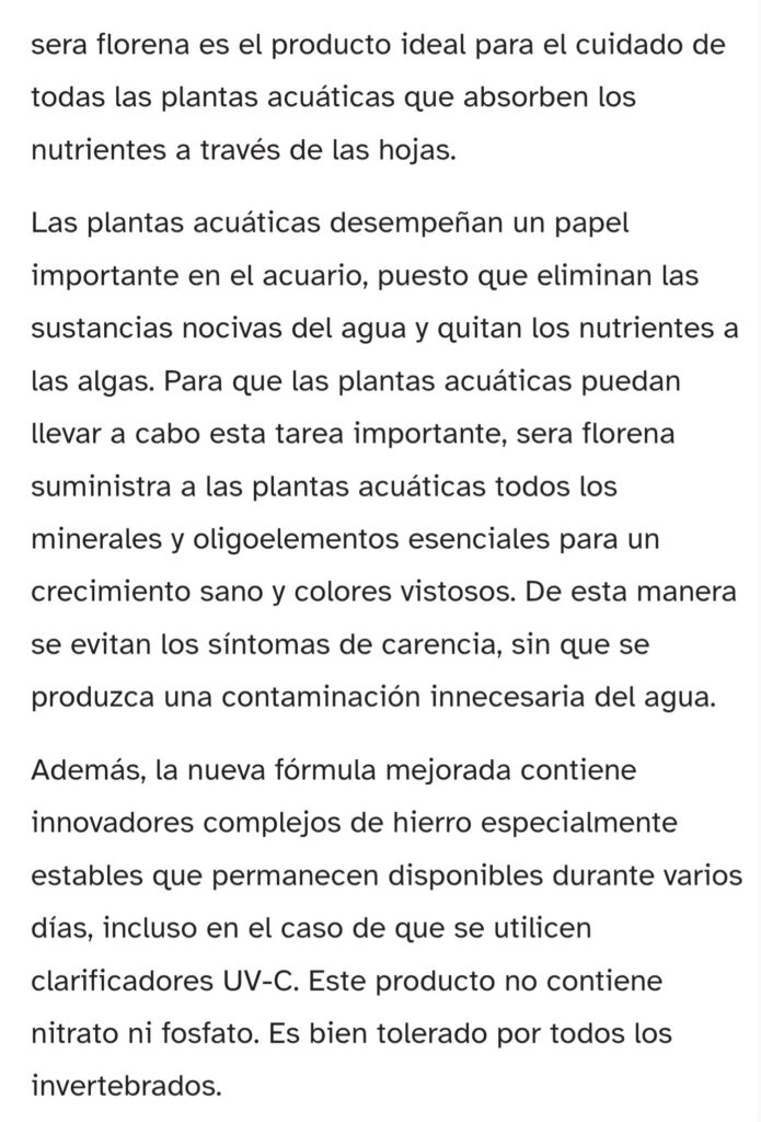 SERA Florena 500ml - Imagen 3