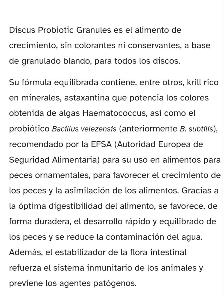 SERA Discus Probioticgranules 1000ml (450g) - Imagen 3