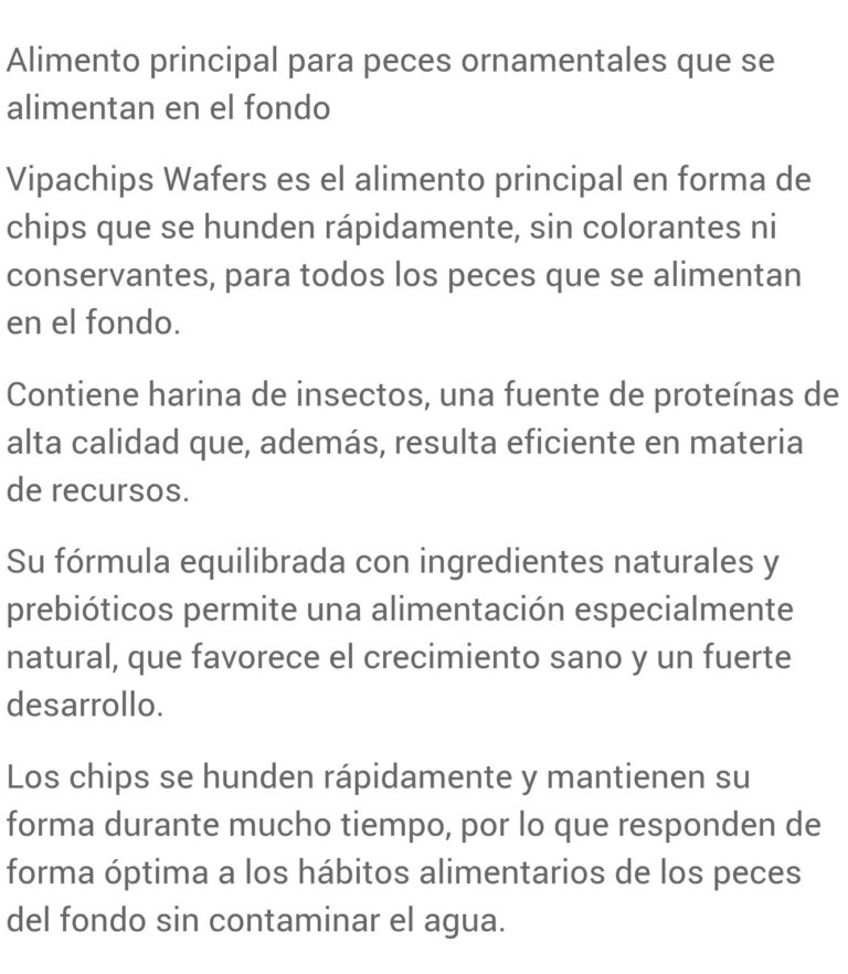 SERA Vipachips Wafers 250ml (90g) - Imagen 3