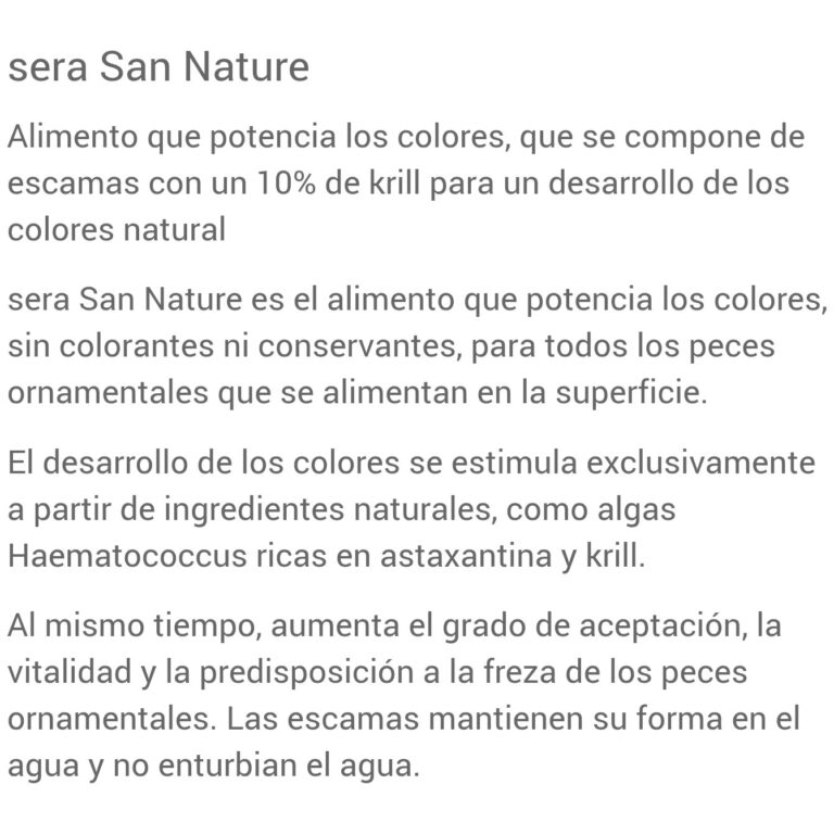 SERA San Color Nature Flakes 100ml (22g) - Imagen 2