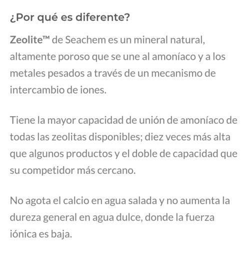SEACHEM Zeolite 250ml - Imagen 3