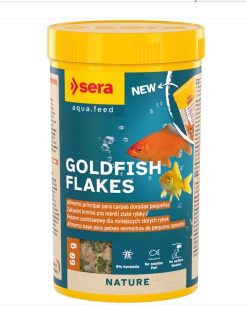 SERA Goldfish Flakes 250ml (60g) - Imagen 2